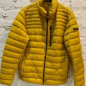 Calvin Klein Men's Packable Down Hooded Jacket